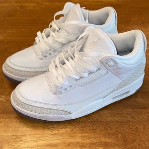 COPY - Jordan 3 Retro “Triple White” Size 10.5